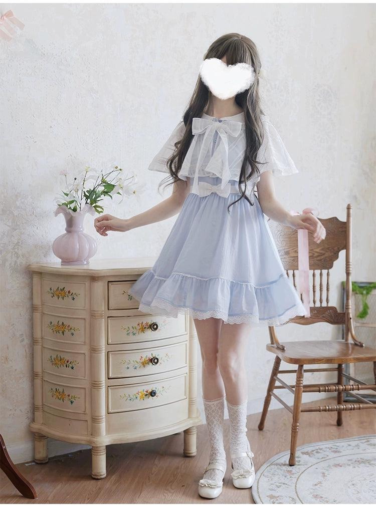honeywardrobe07's tweet image. &lt;New In&gt;
Swirling cape sleeves &amp; a touch of vintage charm ✨
This Ryousangata Dress is perfect for adding dreamy elegance to your wardrobe. Who else loves a dress that feels like a fairytale? 💙
Shop now: honeywardrobe.com/products/blue-…
#RyousangataDress #JKelegance #CapeDressMagic