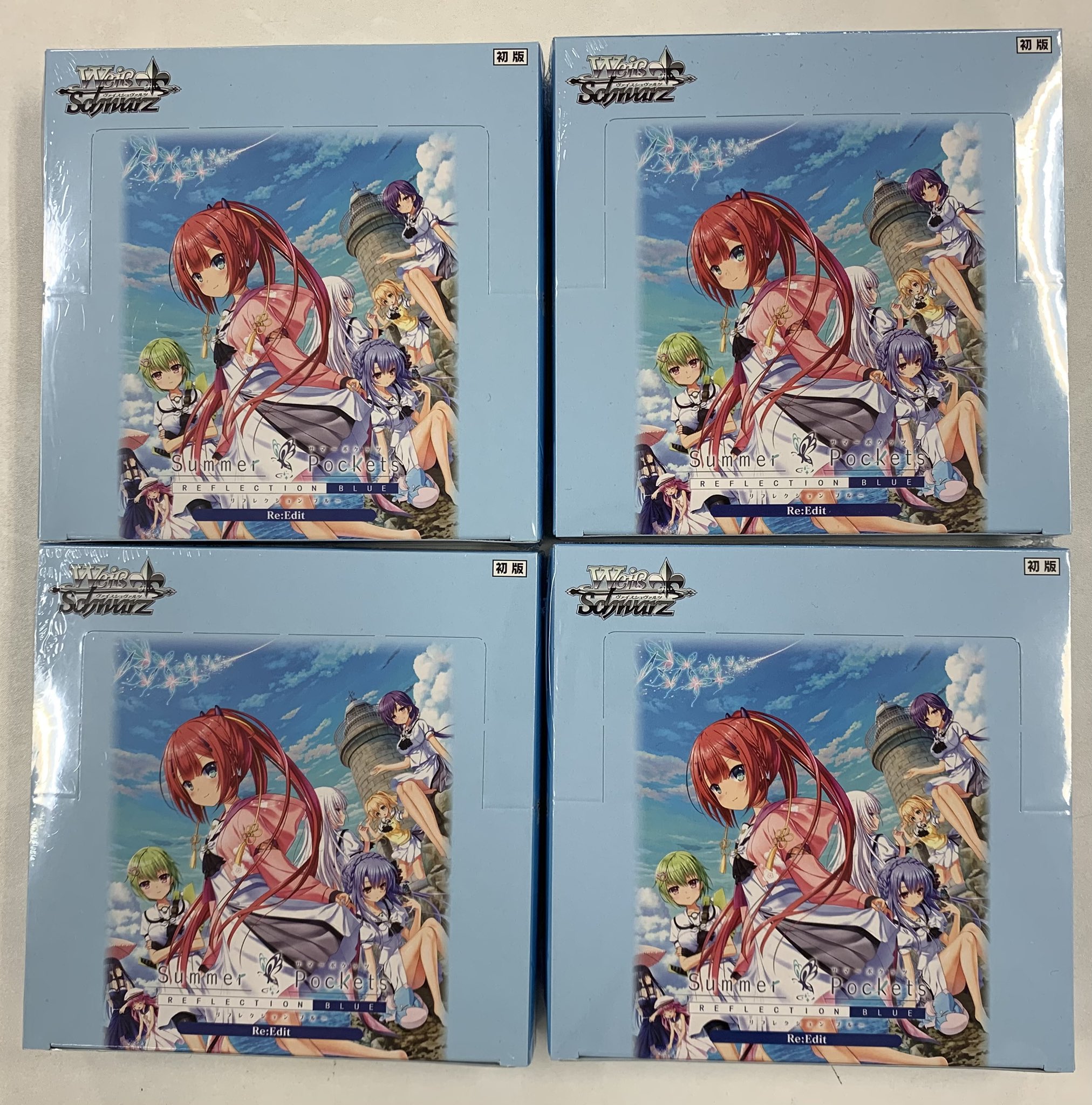 Summer pockets ヴァイスシュヴァルツ 1BOX シュリンク付 ブースターパック Summer Pockets REFLECTION BLUE Re:Edit