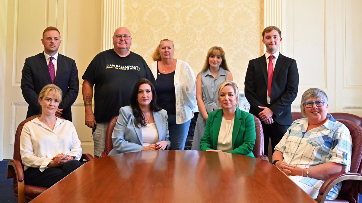 niexecutive's tweet image. The First Minister and deputy First Minister have met with representatives of NI Covid Bereaved Families for Justice to discuss the Executive’s 2nd response to the Covid Inquiry Module 1 report. The Ministers provided an update on work being taken forward across departments to…