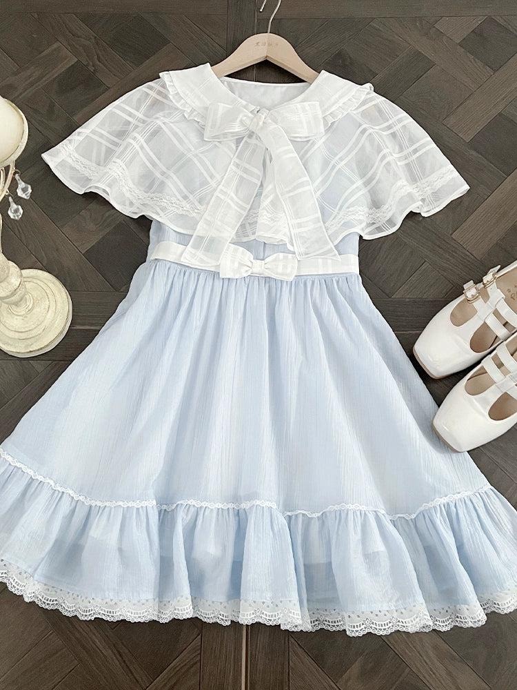 honeywardrobe07's tweet image. &lt;New In&gt;
Swirling cape sleeves &amp; a touch of vintage charm ✨
This Ryousangata Dress is perfect for adding dreamy elegance to your wardrobe. Who else loves a dress that feels like a fairytale? 💙
Shop now: honeywardrobe.com/products/blue-…
#RyousangataDress #JKelegance #CapeDressMagic
