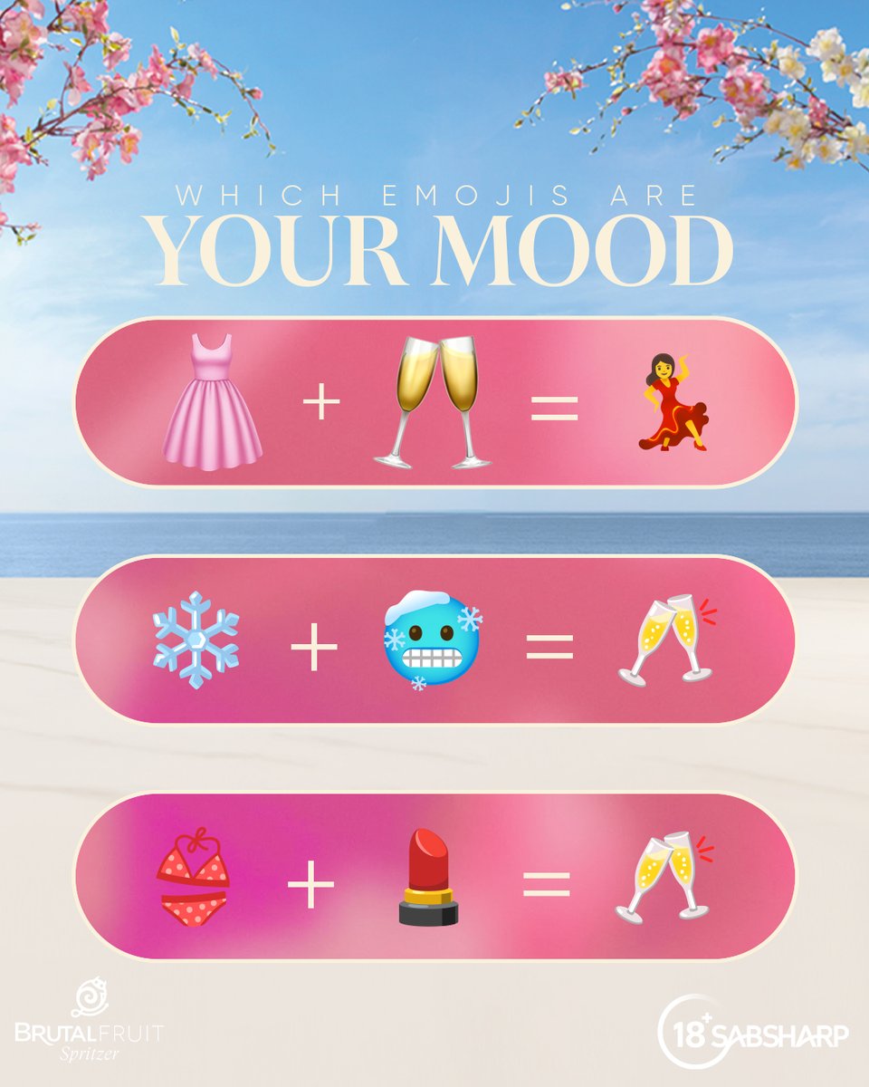 brutalfruitsa's tweet image. Tell us what emoji best describes your day, we'll start! 🥂 Whether
you're feeling ✨ or 😴 or somewhere in between, drop your emoji in the
comments! #WorldEmojiDay