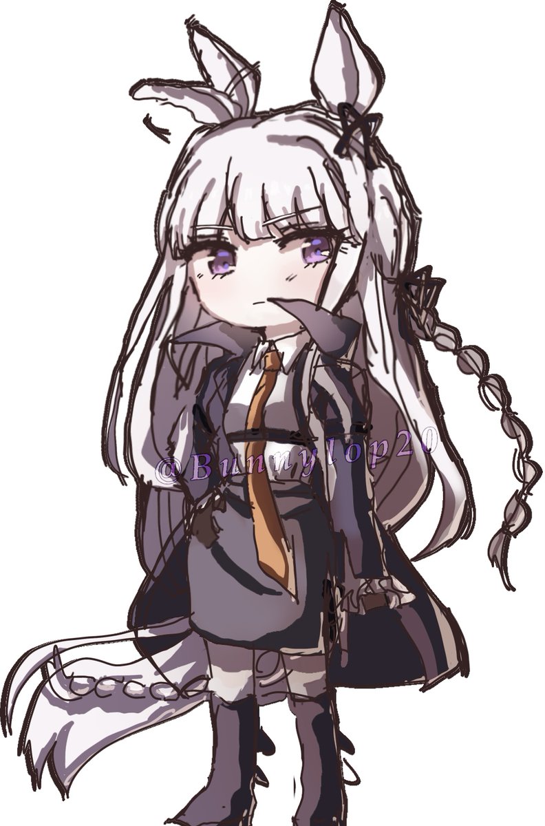 Bunnylop20's tweet photo. Someone asked for uma musume derby Kyoko so take this chibi https://t.co/Soh3fJMQBz