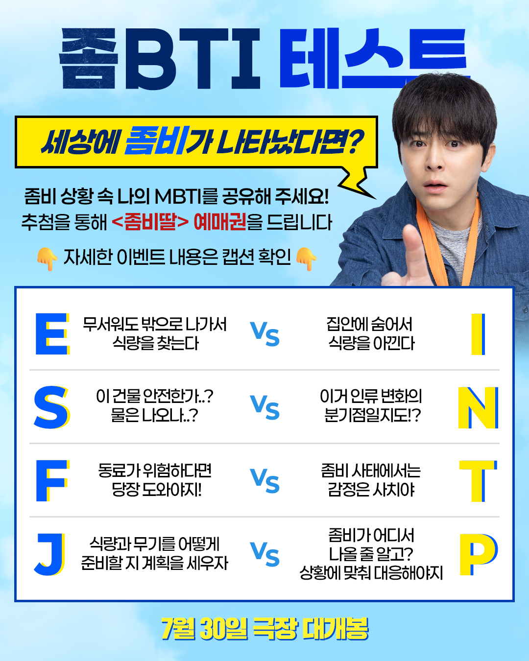 세상에 좀비가 나타난다면? MBTI별 대처법 골라보기 | 인스티즈