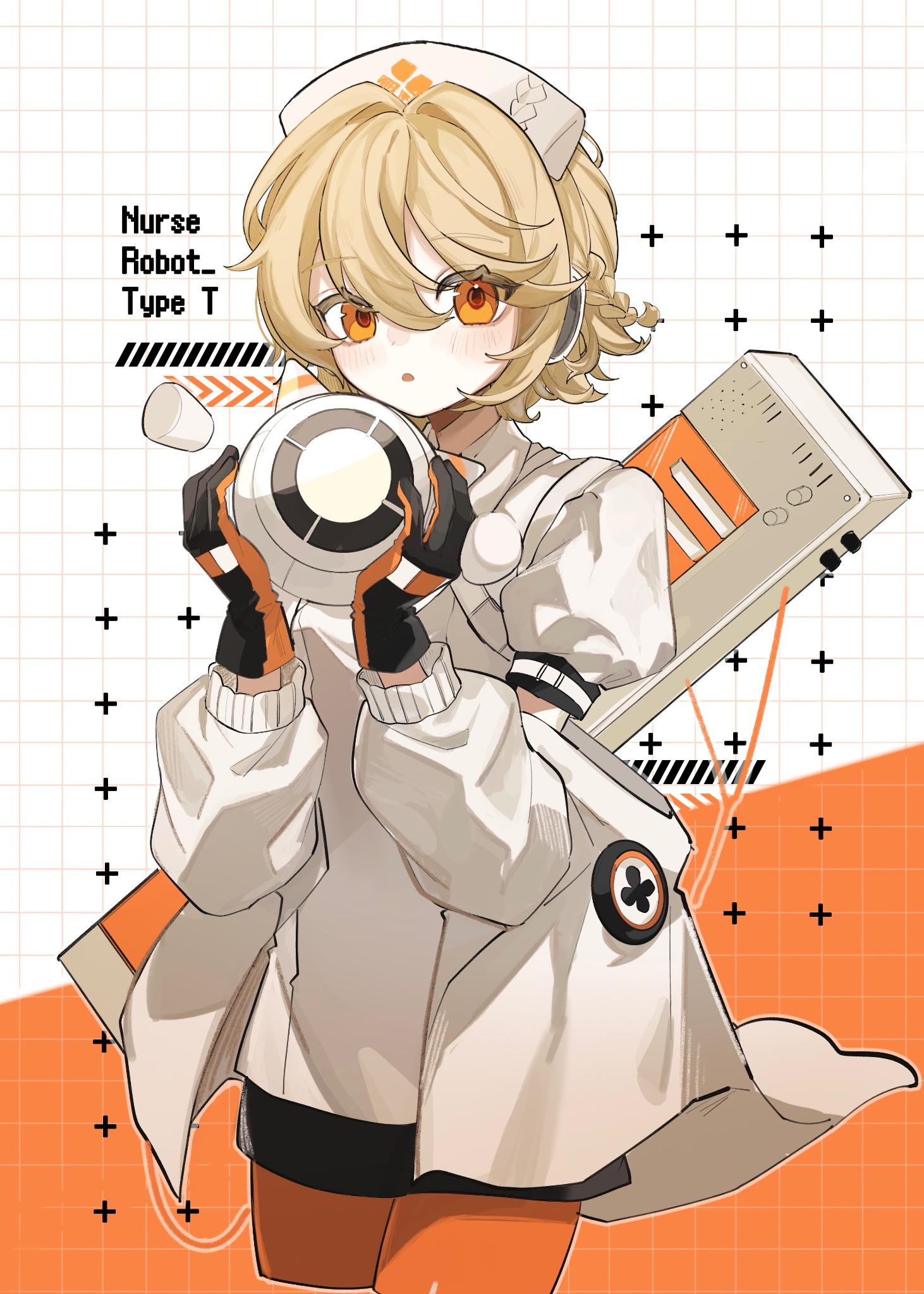 【12/29まで出品】尾粥　色紙　海外限定　ナースロボ__タイプT 誰か先生 Dr.誰か・ナースロボ＿タイプT】チューリングラブ【UTAUcover