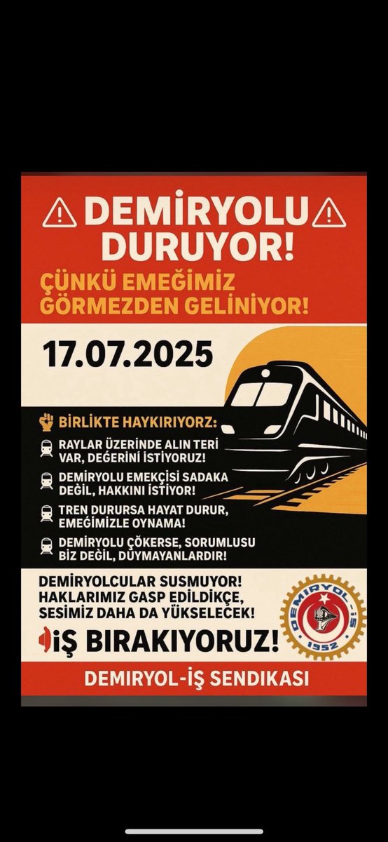 Tcdd işler çok ağır ve tehlikelidir manevracılar ve işçi makinistler yaz kış demeden 24 saat faal çalışmaktadırlar. İşçiye hakkını verin #marmaray