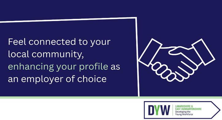 Support young people to develop the skills needed for work through DYW national programmes and packaged activities. 

Raise awareness of your industry or organisation and inspire the future workforce.

Learn more: dyw.scot #ConnectingEmployers #DYWScot #DYWLED