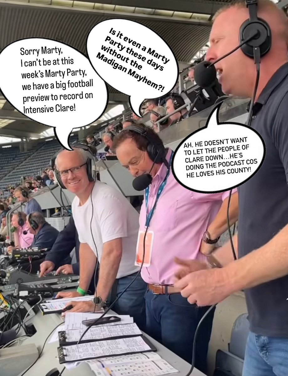 We are back &amp; even better than a Marty Party! We have a proper preview of the Clare County football championship on this week’s show.
We look back on success for both the Clare Minor LGFA team &amp; the Clare women’s soccer team.
Plus there’s rugby news &amp; more
open.spotify.com/episode/5zLdcR…