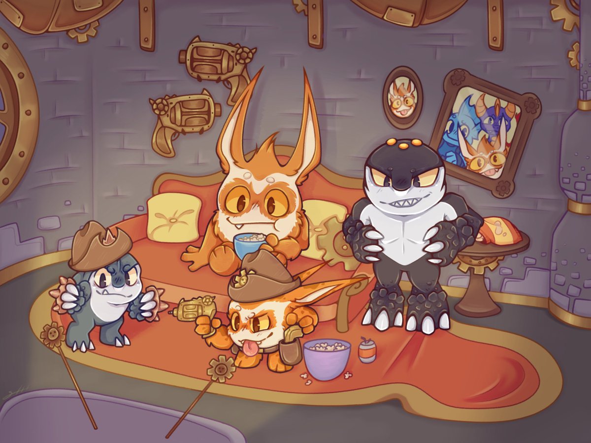 Itz_Spyrit's tweet image. Western Wrath marathon at Trigger Happy’s!
commission for toosoonmoon on tumblr :)