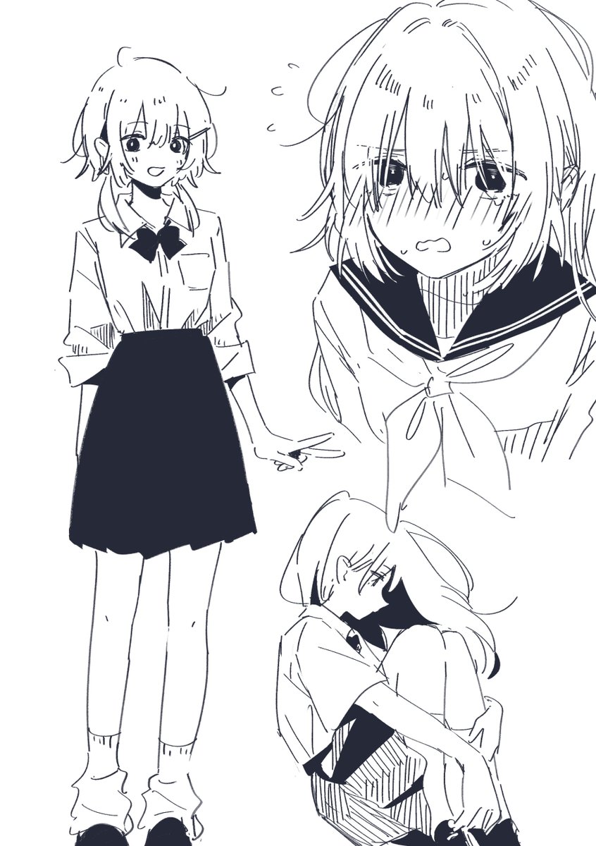らくがき女の子たち 
