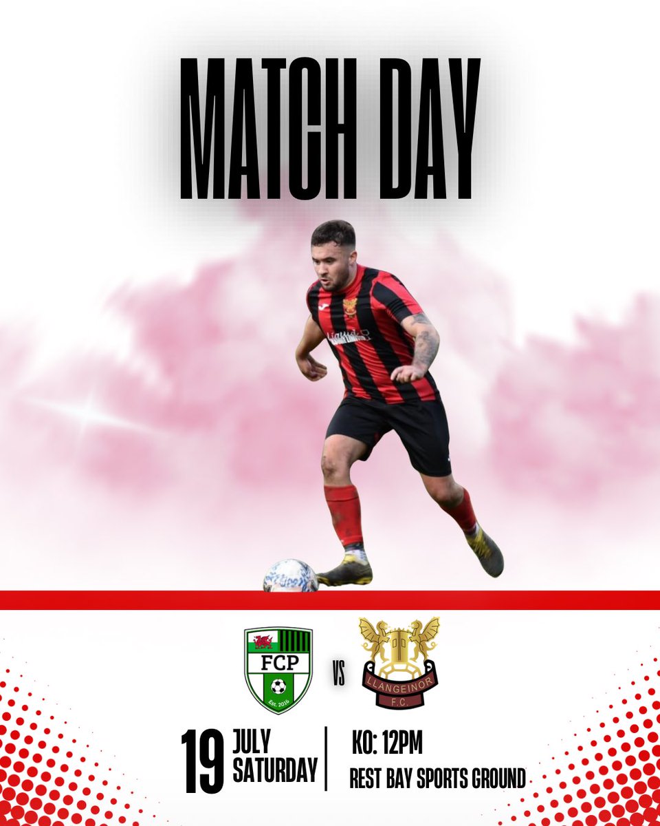 Llangeinor FC (@llangeinorfc) on Twitter photo ๐๐ถ๐
๐๐๐ฟ๐ฒ๐๐
A double header fixture this weekend where Llangeinor 1st team & 2nd team travel to the coast to play FC Porthcawl.
๐ <a href="/FCPorthcawl/">FC Porthcawl</a>
๐๏ธ Rest Bay Sports Ground
๐ CF363UP
๐ 12.07.2025
โฐ 12PM 2nd Team
โฐ 3.30PM 1st Team
#UppaLlan๐ดโซ๏ธ ๐๐ถ๐
๐๐๐ฟ๐ฒ๐๐
A double header fixture this weekend where Llangeinor 1st team & 2nd team travel to the coast to play FC Porthcawl.
๐ <a href="/FCPorthcawl/">FC Porthcawl</a>
๐๏ธ Rest Bay Sports Ground
๐ CF363UP
๐ 12.07.2025
โฐ 12PM 2nd Team
โฐ 3.30PM 1st Team
#UppaLlan๐ดโซ๏ธ