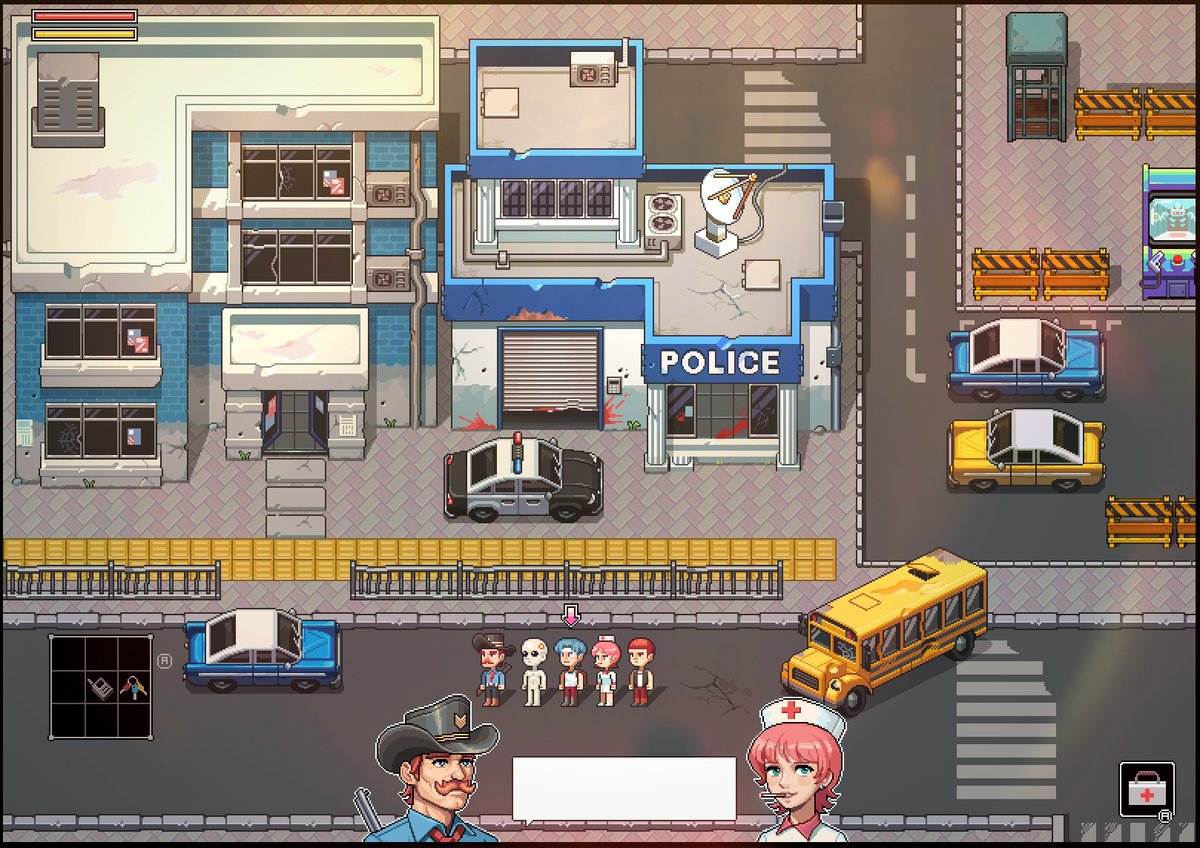 our  other  pixle zombie game  #pixelart #gamedev #indiegame #ドット絵