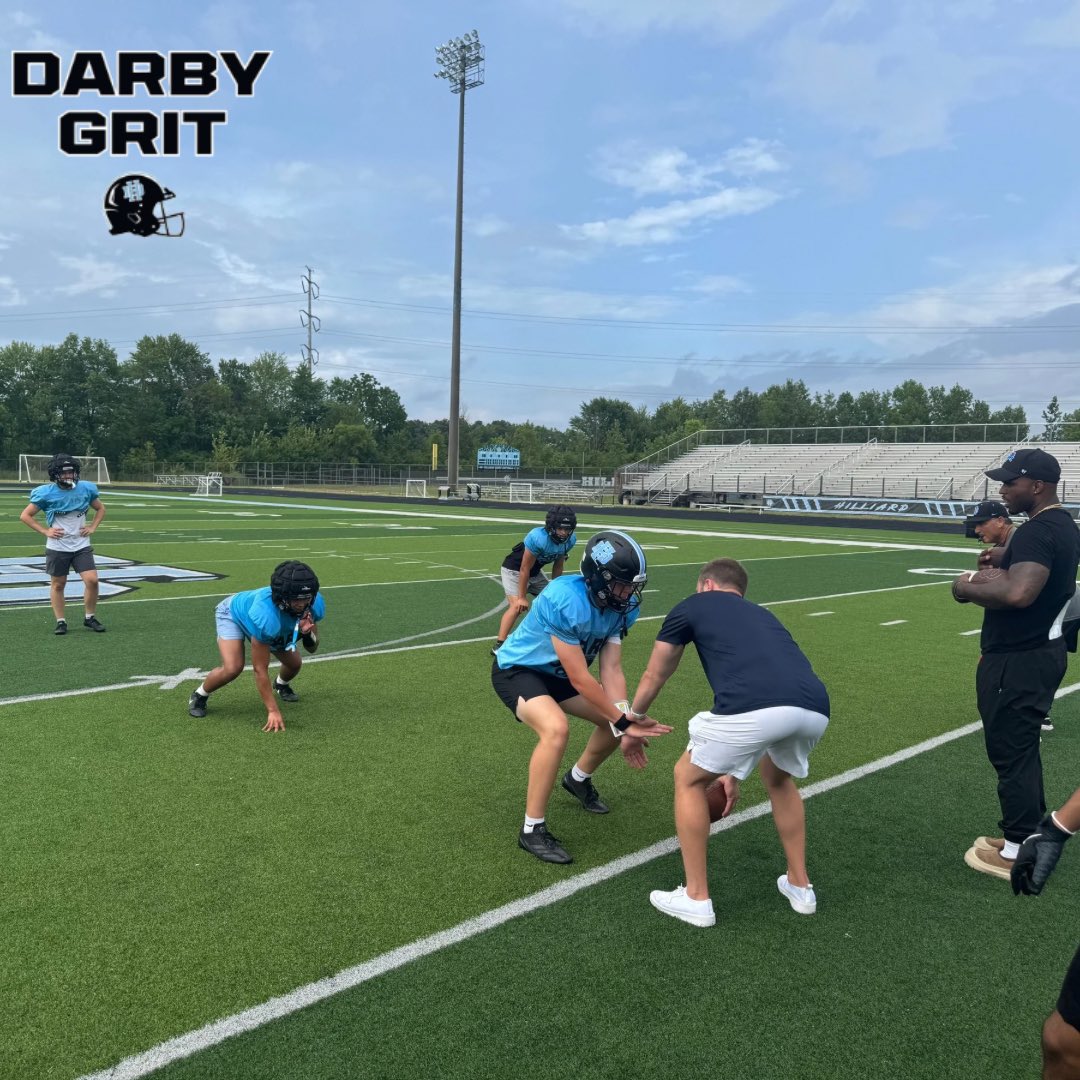 HDarbyFootball's tweet image. Training Camp 2025. Day by Day…Brick by Brick #DarbyBall #WeAreDarby #PantherPride #DarbyGrit