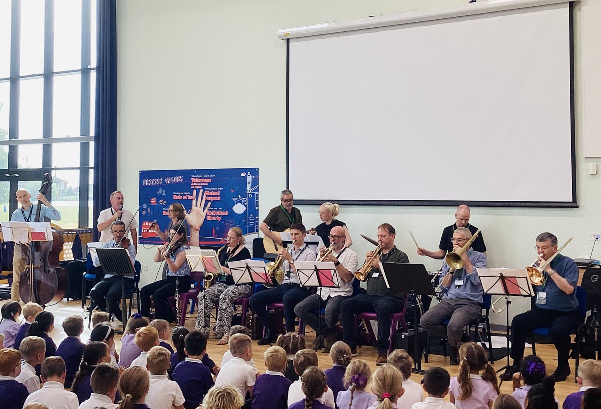 A huge thank you to <a href="/WakefieldMusHub/">Wakefield Music Services</a> for their amazing musical performance this morning. We all thoroughly enjoyed it.  #Enrichment 🎼🎹🎸🥁🎻