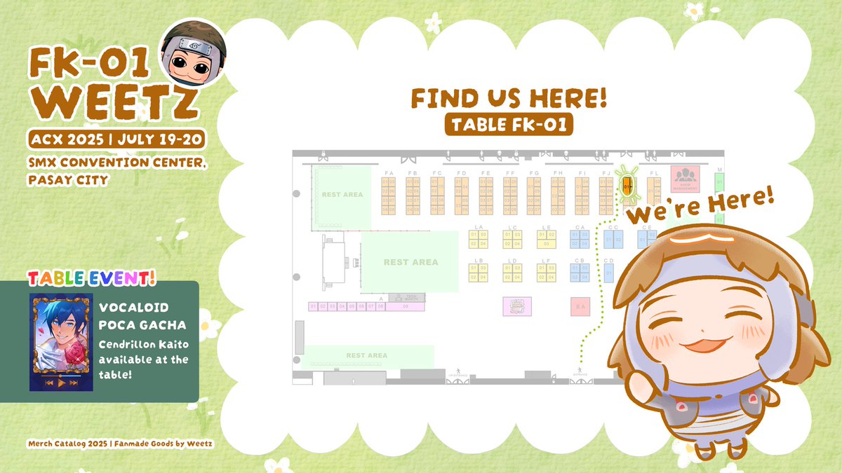 [RT💚]
Here’s my merch catalog for ACX this weekend! I’ll be tabling at FK-01 with friends, please come say hello!

🌳 I’ll mostly have: Yakuza, Naruto, Hunter x Hunter, Hololive/Holostars, Persona, Metaphor, and… Just Gold Ship 🐎

#ACX2025 #FanFairAtACX2025