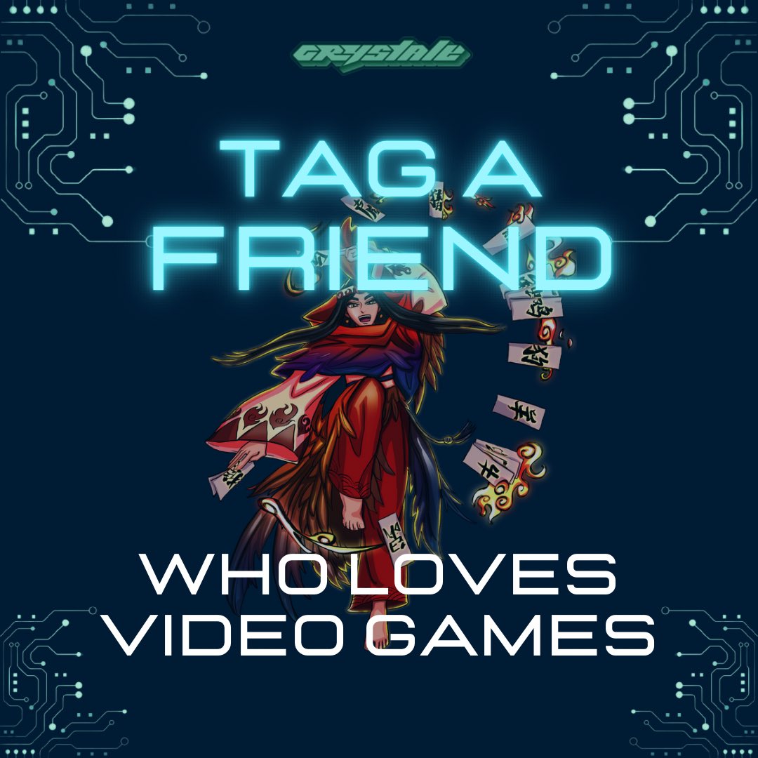 Crystaleio's tweet image. Tag a friend who loves video games and let&apos;s see who has the best gaming buddy! 🎮👾