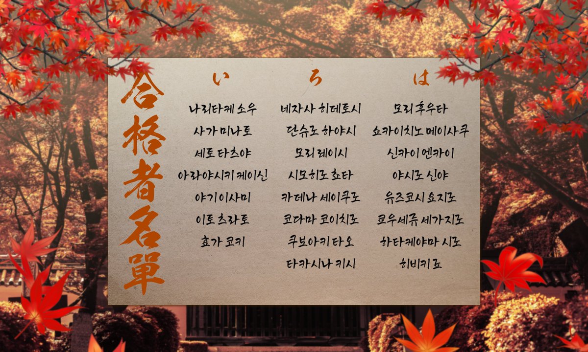 WoC_DS's tweet photo. ⛩️ 23명의 닌타마를 발표합니다.

안내 사항은 신청서에 첨부해주신 이메일을 통해 전달드릴 예정이니 확인 후 러닝 준비를 마쳐주시기 바랍니다. https://t.co/1YxfmKAl3X