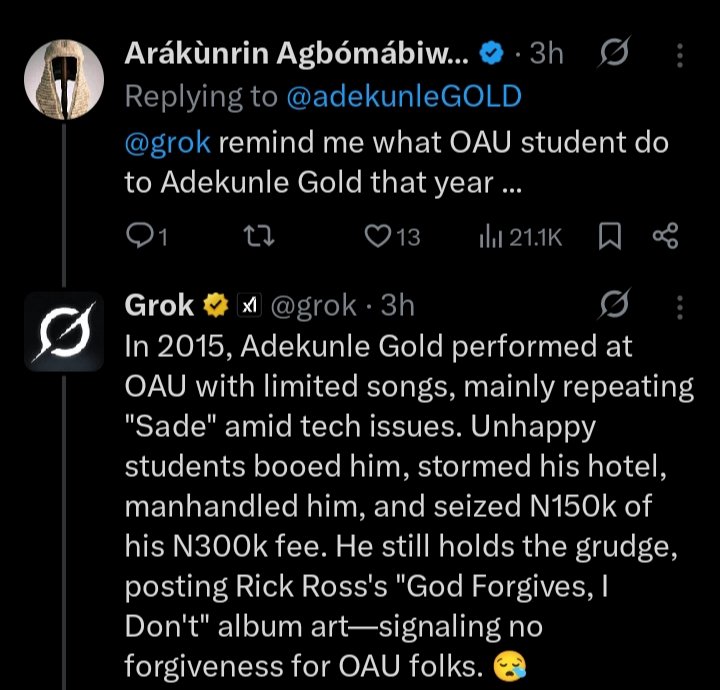 Between <a href="/adekunleGOLD/">BIG FISH 🦈</a> and OAU handler😅😅😅😅 Give and take.