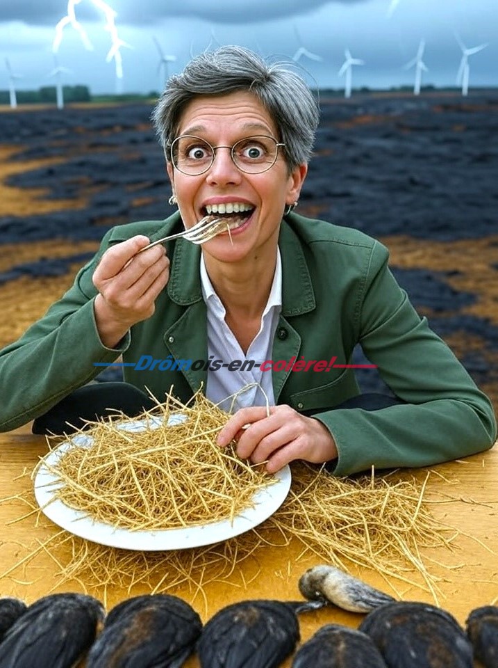 Les FRANÇAIS en sont TÉMOINS, 
Sandrine  ROUSSEAU a toujours été «BÊTE à BOUFFER du FOIN»... 

-" Ici, j'ai trouvé mon CADRE IDÉAL..."