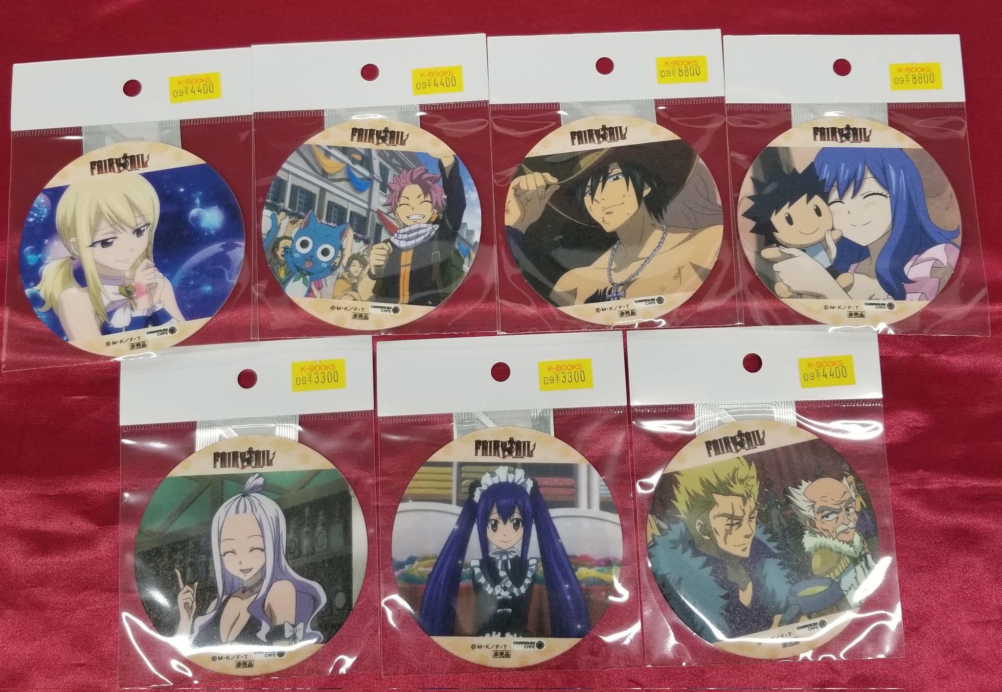 フェアリーテイル 海の家 キャラウムカフェ アクリルキーホルダー ルーシィ ④フェアリーテイルルーシィキャラウムカフェアクリルキーホルダー