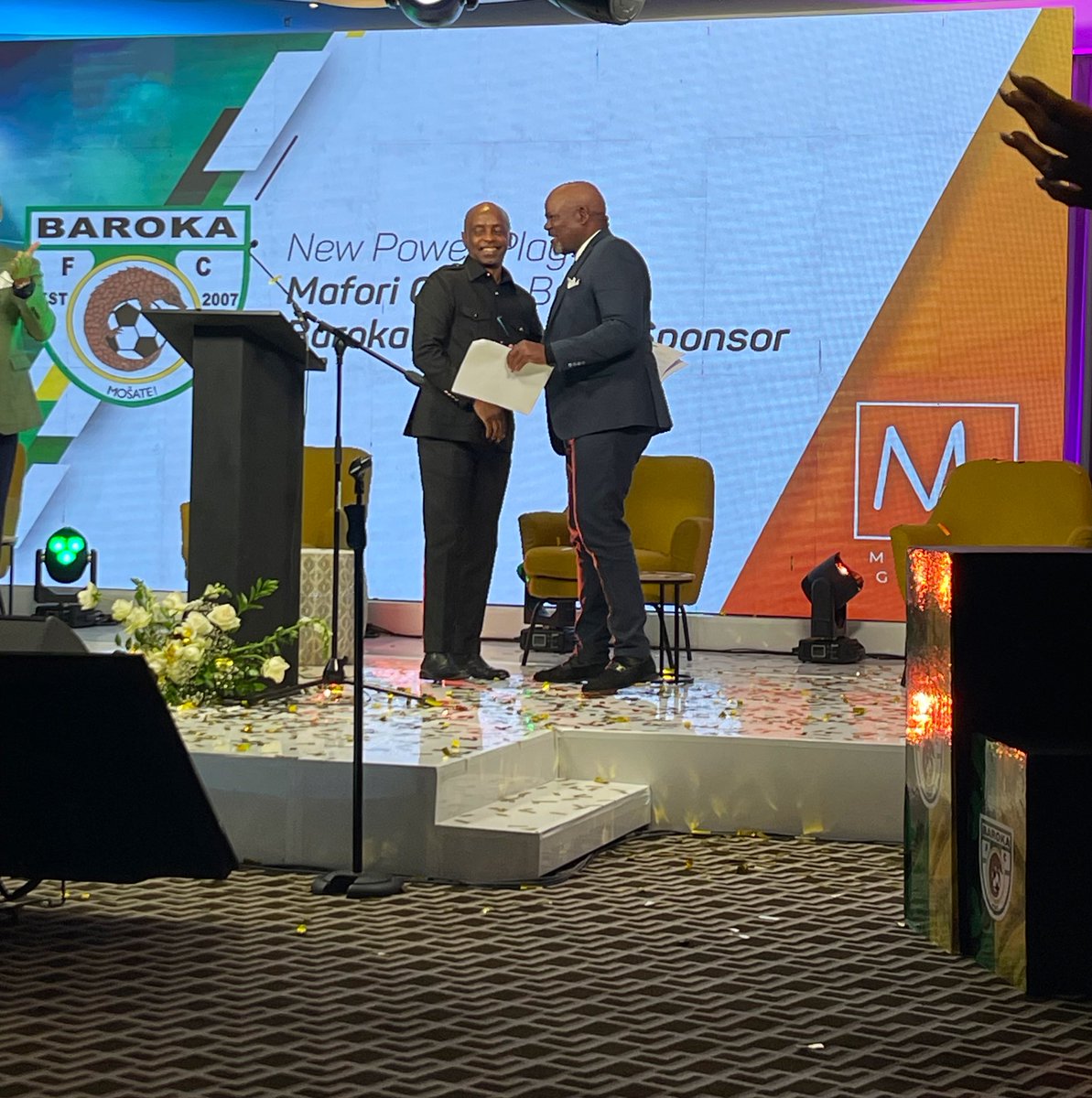 SimplyCarol8's tweet image. The new headline sponsor for @Baroka_FC is #MaforiGroup