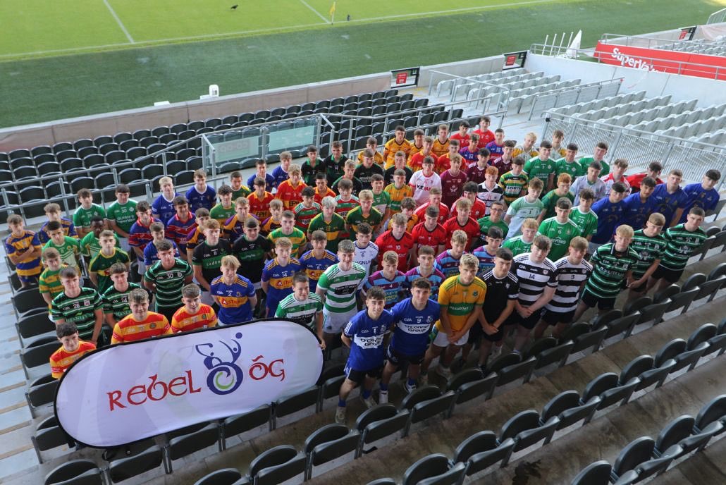 U16 football captain Jake Farrissey &amp; U16 hurling Captain Cormac Hoye representing Mitchelstown football Club &amp; Ballygiblin Hurling Club at the launch of the Minor &amp; U16 championships in Supervalu Páirc Uí Chaoimh last Saturday.