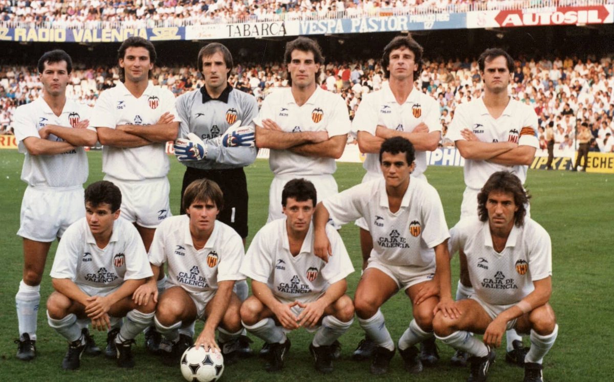 Valencia CF (89-90) Subcampeón de Liga