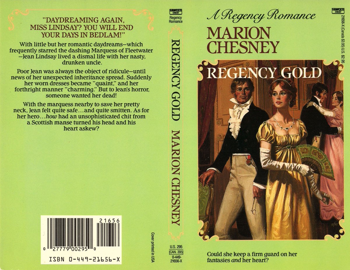M.C. Beaton's writing career all started with the first novel she wrote back in 1978 - Regency Gold. Jean Lindsay is trapped living with her cruel uncle, until an inheritance makes her the centre of attention.

Buy (US) buff.ly/SP8tkzD 
Buy (UK) buff.ly/GM8rMde