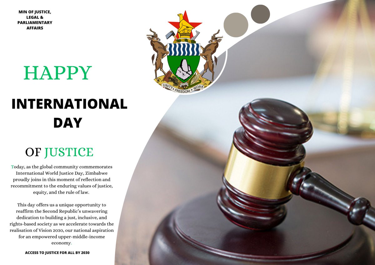 Happy International Day of Justice Zimbabwe!!!