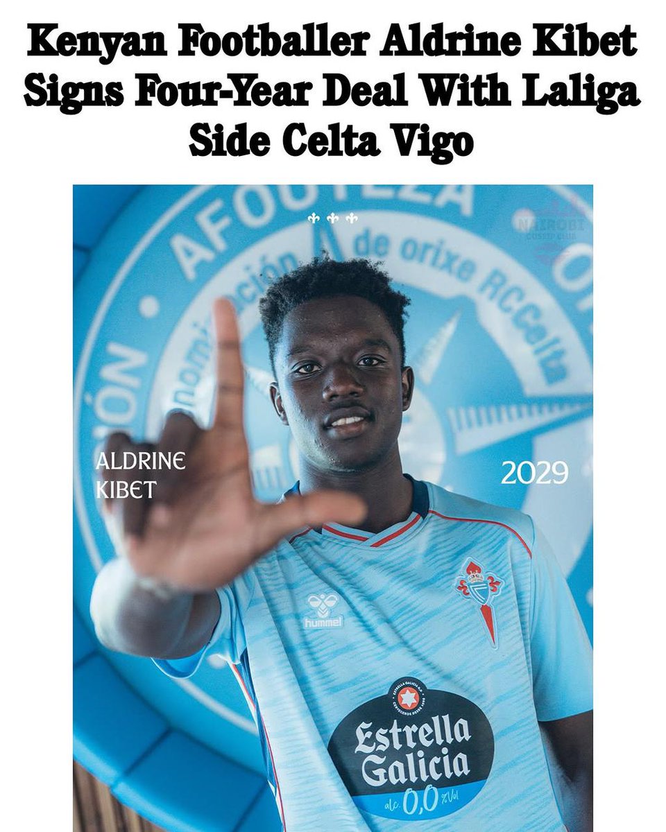 ⚡To sign for Celta Vigo is a dream turned reality - Aldrine Kibet