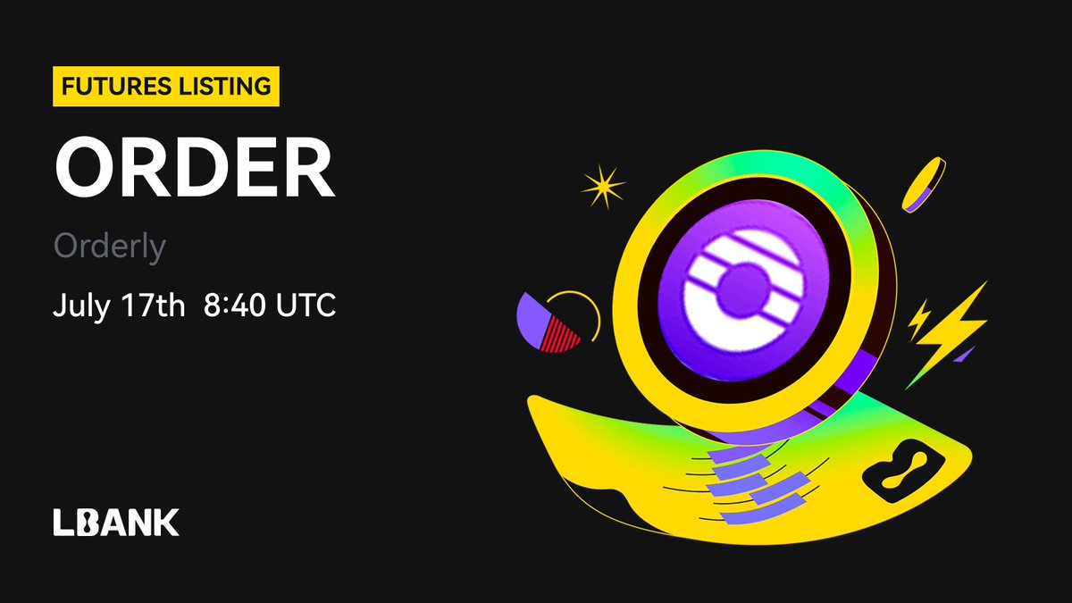 LBankFutures's tweet image. 🔥 #LBankFutures New Listing🚀
📜 $ORDER (Orderly) perpetual with up to 50x leverage now live on #LBank!
💎 For more details and updates: is.gd/cO7k4n