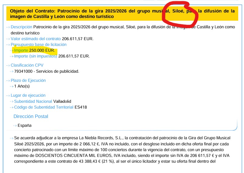 Blogsalamank's tweet photo. @aytoSalamanca @CGCarbayo @ciudaddecultura Los conciertos de este año no hay por dónde cogerlos. El peor programa de los últimos años. Parece pensado para un pueblo rociero antes que para Salamanca.
Además los Siloé, el grupo vallisoletano subvencionado por la Junta de Castilla Y León, actúan por enésima vez aquí. https://t.co/MNv7GksqgN