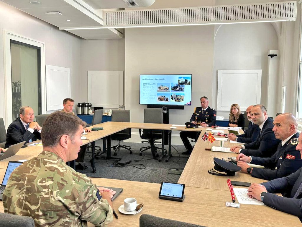UK Defence in North Macedonia tweet media