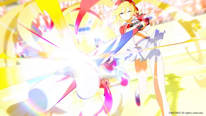 #DJMAX DJmax의 16시즌 일러스트로 참여했어요 허락받고 홍보 겸 작업물도 같이 올려요 귀여운 야구복 잔뜩 그릴 기회주셔서 감사합니다!