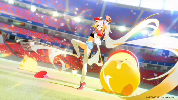 #DJMAX DJmax의 16시즌 일러스트로 참여했어요 허락받고 홍보 겸 작업물도 같이 올려요 귀여운 야구복 잔뜩 그릴 기회주셔서 감사합니다!