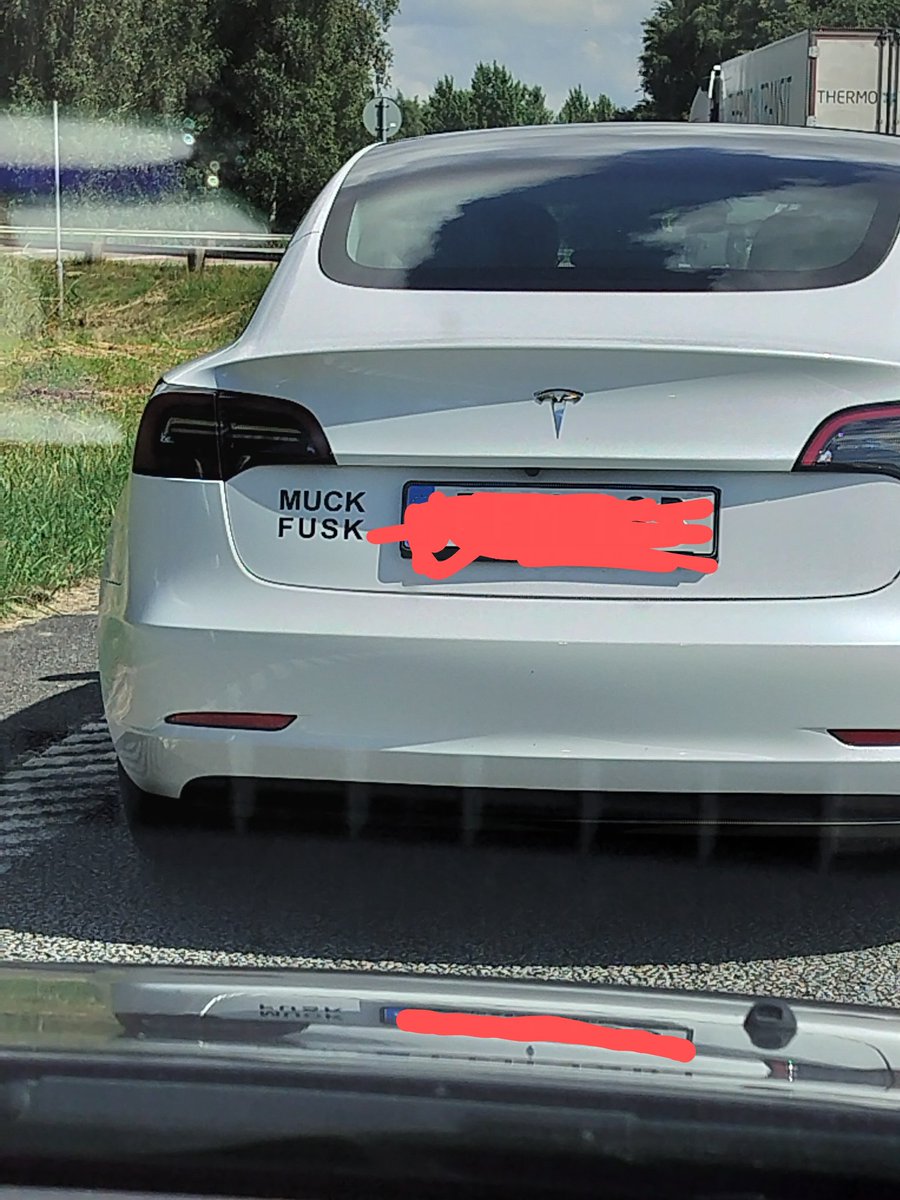 I don't think the owner of this car loves you <a href="/elonmusk/">Elon Musk</a>