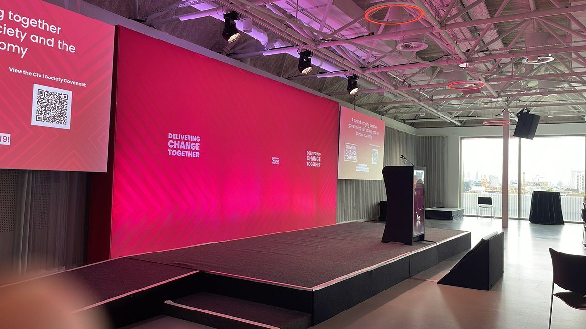 muslimcharities's tweet image. The #CivilSocietyCovenant launched today at 'Delivering Change Together': A summit bringing together government, civil society and the impact economy. Our CEO @elitanifadi is in attendance with @NCVO @ACEVO and others. More details soon!