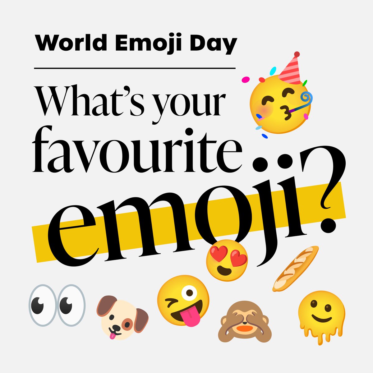 Happy World Emoji Day! 🥳

From 😂 to 🙈 and 👍 , these tiny icons say so much.

Drop the one emoji you can’t live without in the comments. 👇

Tell us why it’s your fave!

#WorldEmojiDay #Emoji