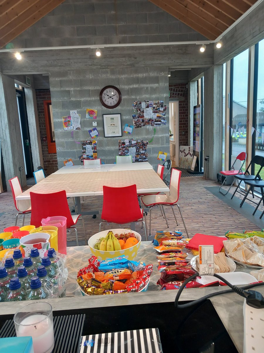 All set up and ready for our Fermanagh and Tyrone PYDP's to visit today! 🤩🙌

The young people will come together and participate in a workshop and enjoy some chill time in our centre..👌

They definitely won't go hungry!! 🫣🤭