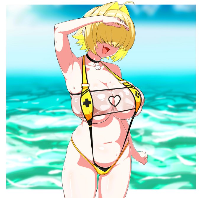 水着エレグ描きました
#NIKKE #NIKKEfanart #NIKKE夏2025 #エレグ 