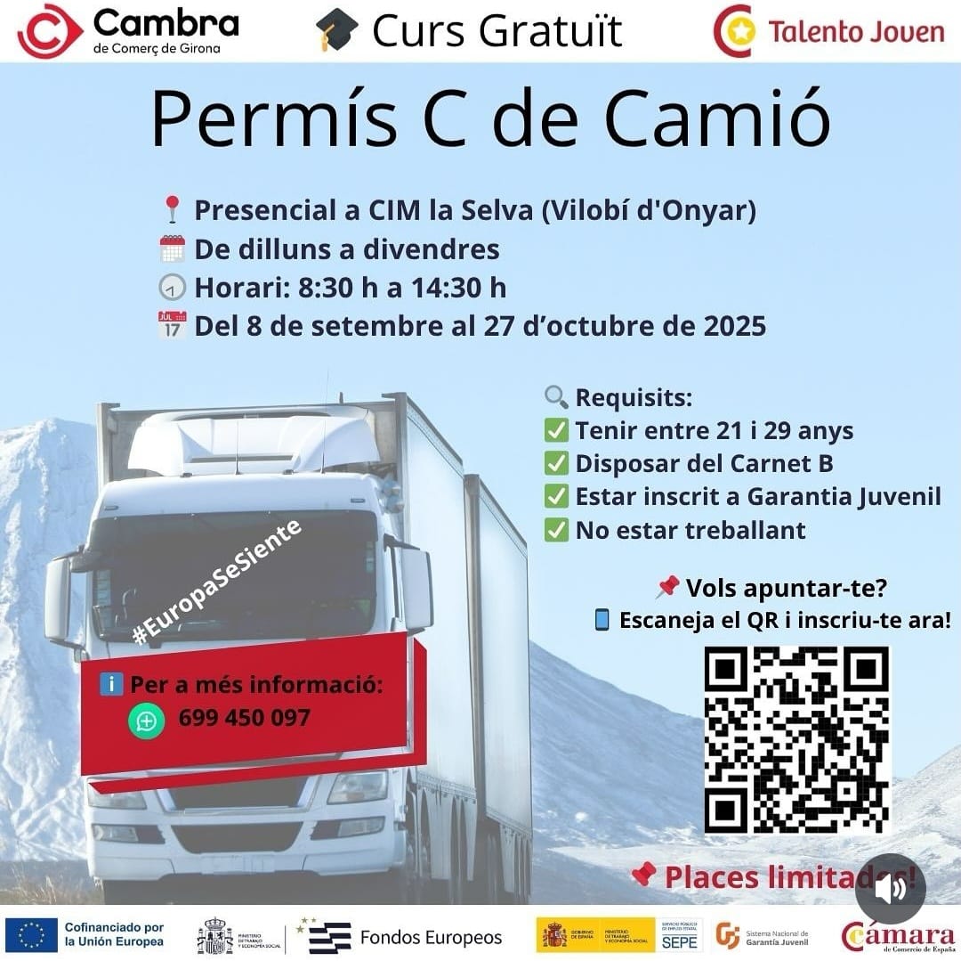 Oportunitat.  Gratuït. Inscripcions obertes.