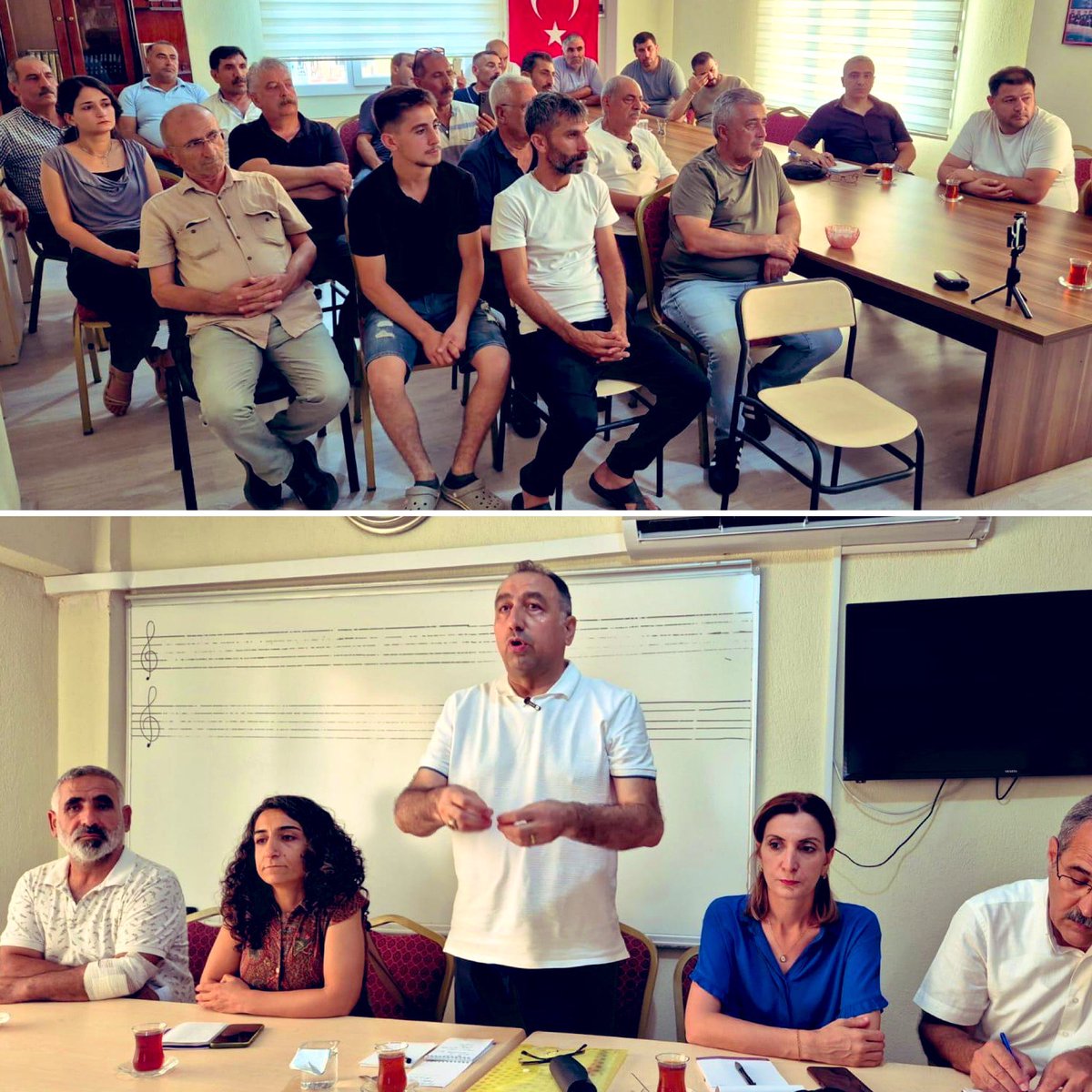 HDK_KONGRE's tweet image. Eş sözcümüz Ali Kenanoğlu ve beraberindeki heyet ile Aydın Nazilli Cemevi’nde gerçekleştirilen Barış ve Demokratik Toplum Buluşması’na katıldık.
Demokratik toplumun inşası için tüm inanç ve kimliklerle yan yana yürümeye devam edeceğiz.