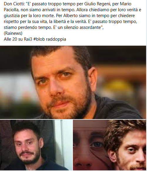 TUTTO TACE!
#AlbertoTrentin, #MarioPaciolla, #GiulioRegeni
