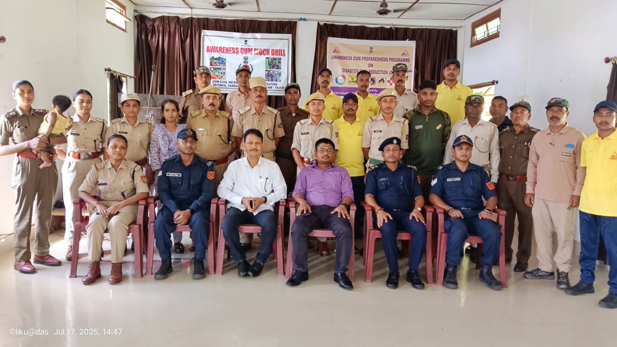 A mock drill on Disaster Risk Reduction was successfully conducted today at Orang National Park &amp; Tiger Reserve by the District Disaster Management Authority, Darrang. <a href="/CMOfficeAssam/">Chief Minister Assam</a> <a href="/cmpatowary/">Chandra Mohan Patowary</a> <a href="/assamforest/">Assam Forest Department</a> <a href="/mkyadava/">mkyadava</a> <a href="/ntca_india/">National Tiger Conservation Authority</a> <a href="/pradiptabaruah/">pradipta baruah</a> <a href="/sdma_assam/">Assam State Disaster Management Authority</a>