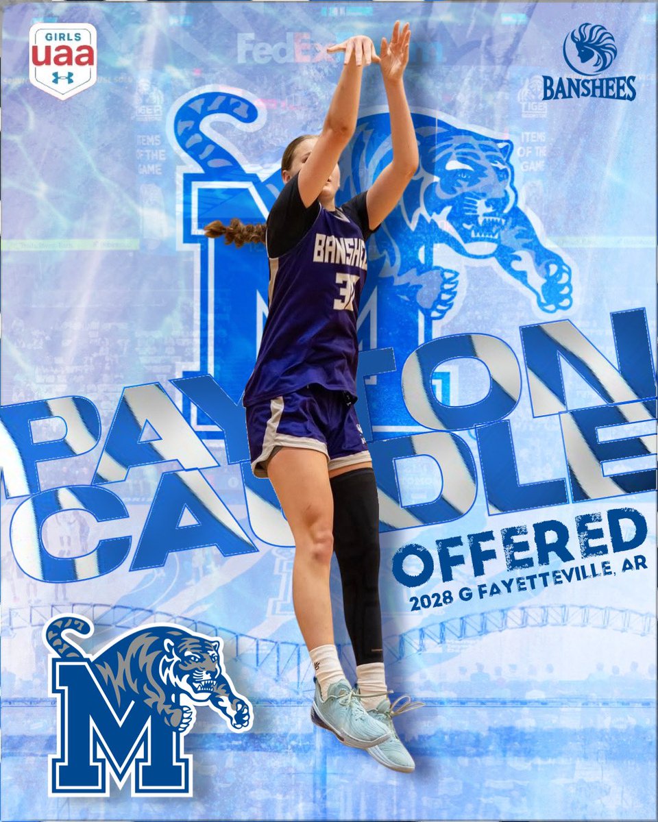 paytoncaudle30's tweet image. Grateful to receive an offer from @MemphisWBB!! Thank you so much @apsimms2, @Harlyn__ , &amp;amp; staff for believing in me!!