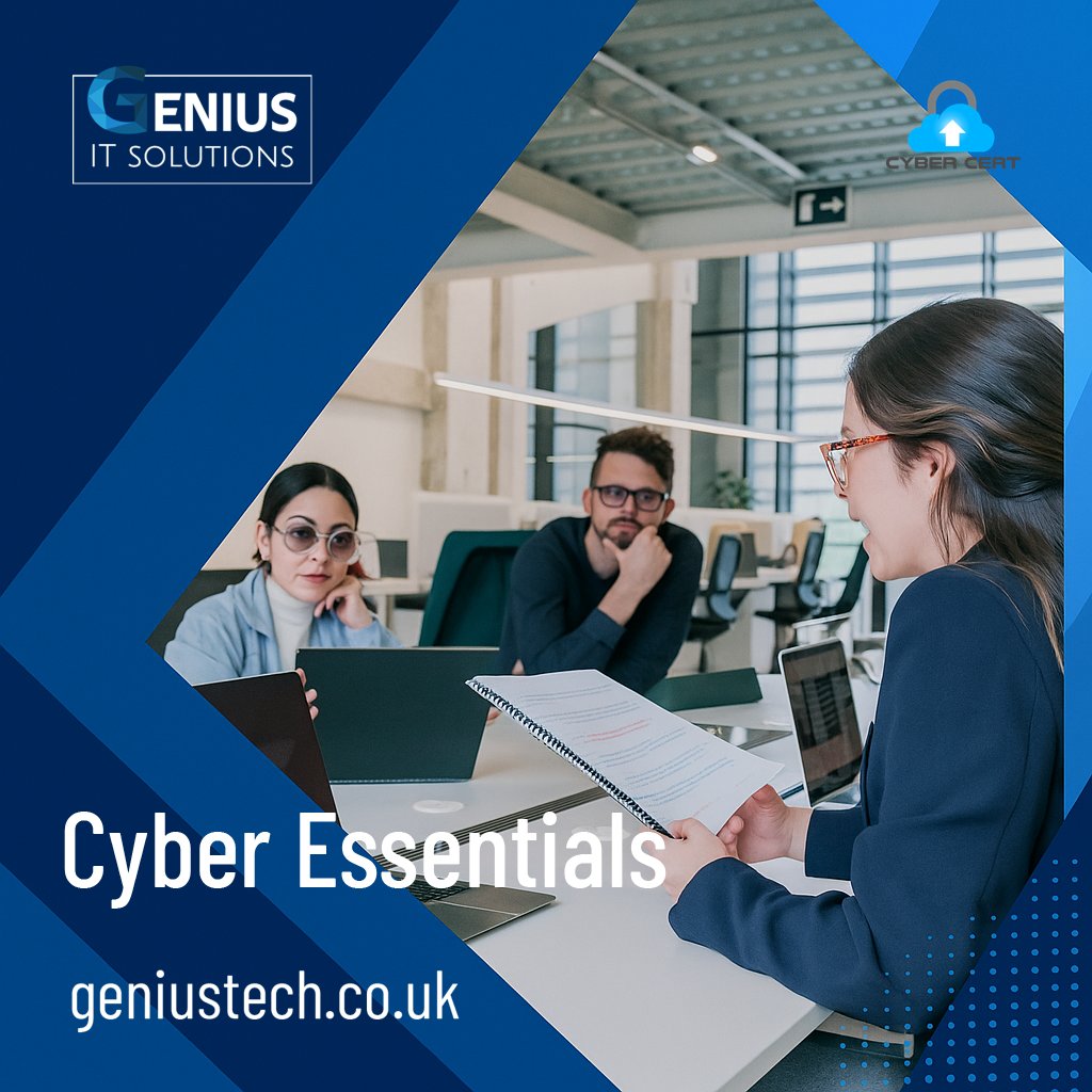 genius_support's tweet photo. Ready to strengthen your cybersecurity? 🛡️ Genius IT Solutions specializes in Cyber Essentials, helping your business achieve a robust baseline of protection against common cyber threats.

Get certified and secure your future. Learn more at https://t.co/Wuo5VecuVb https://t.co/DF0RTBQBH9