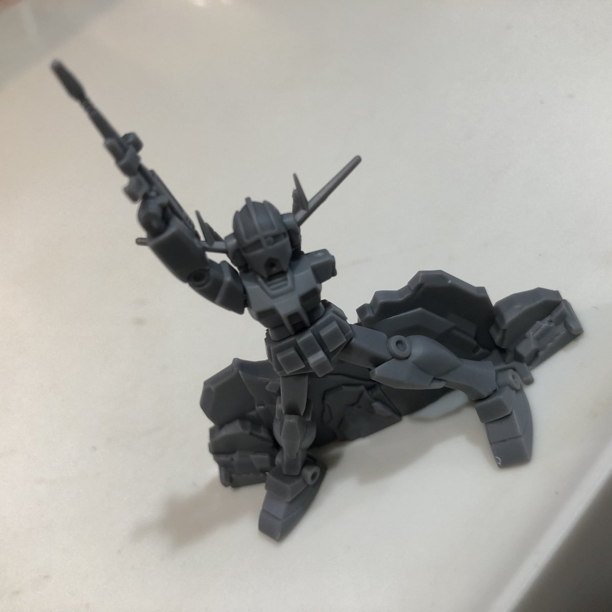 tsueyunatu's tweet image. シークレット出た‼︎

んっ？こんなモビルスーツいたっけ？😁

#チョコサプガンダム