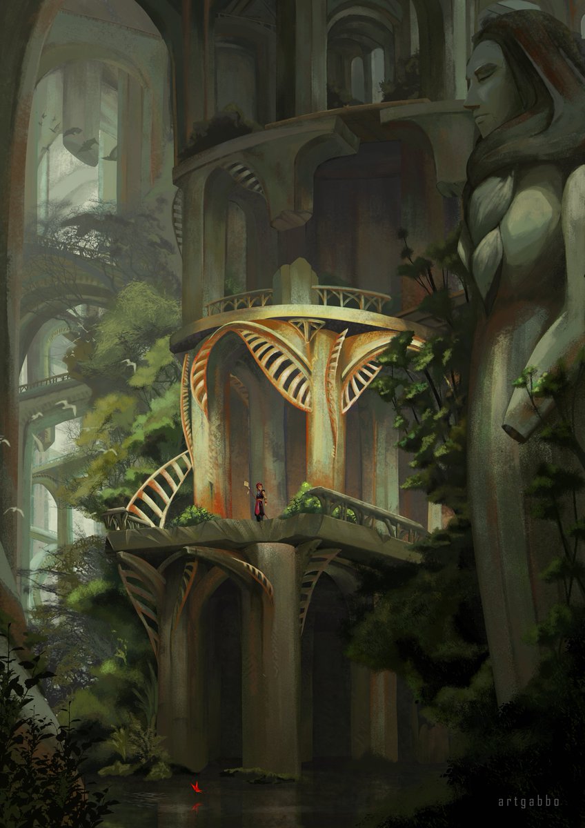 [OC] Marshlands - Inside the Sunken Coven Court.