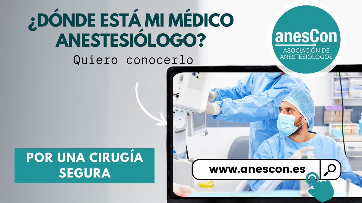 📺Hoy nuestro presidente, el Dr José Antonio de Paz, participará en el programa <a href="/araanamib3/">Ara Anam IB3</a> para hablar de nuestra especialidad, la #anestesiología…