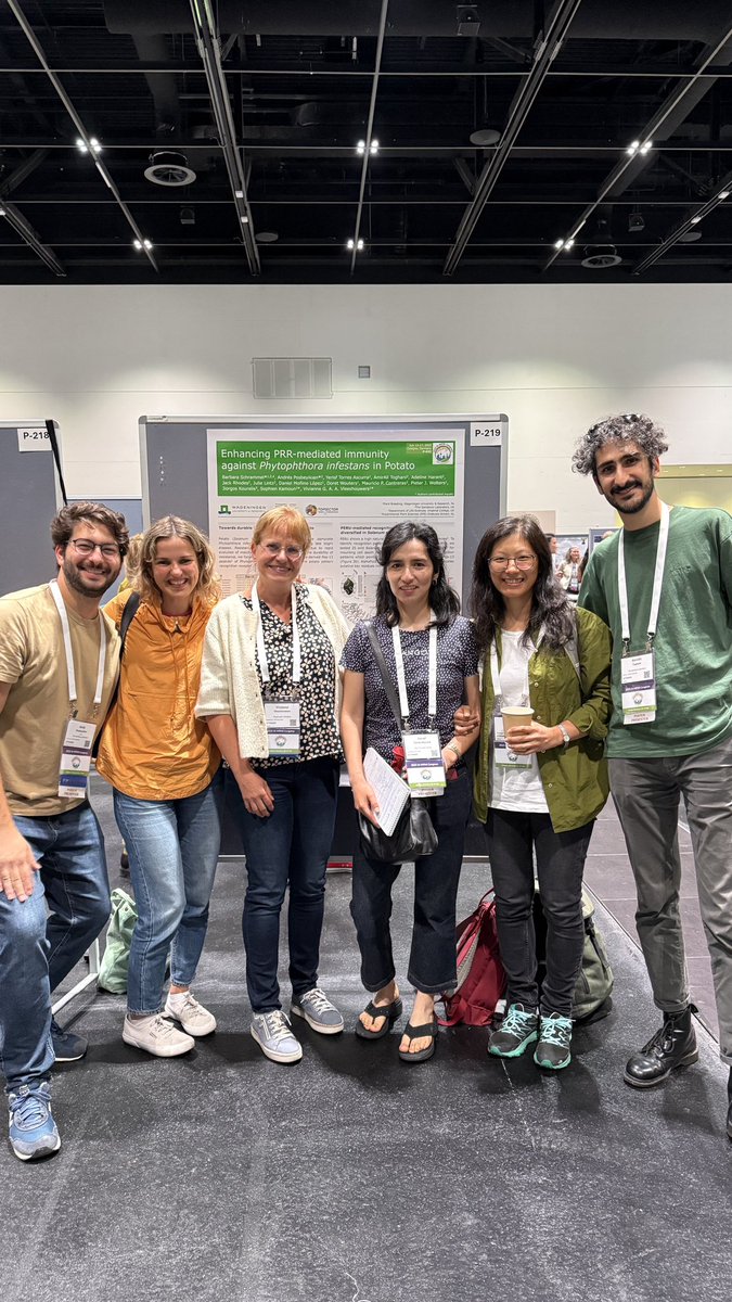 Barbara Schrammel (@brabrara_) on Twitter photo Great reunion of (part of) the PERU receptor team at #2025ISMPMI 🙌🥳
Joining forces to improve PRR-mediated immunity against Late Blight 🥔🌱🧬
<a href="/adnroide/">Andy Posbe</a>
<a href="/VivianneTwit/">VivianneVleeshouwers</a>
<a href="/Yerisf_TA/">Yerisf Torres Ascurra</a>
<a href="/LishaZhang2/">Lisha Zhang</a>
<a href="/amiralito_/">AmirAli Toghani</a> Great reunion of (part of) the PERU receptor team at #2025ISMPMI 🙌🥳
Joining forces to improve PRR-mediated immunity against Late Blight 🥔🌱🧬
<a href="/adnroide/">Andy Posbe</a>
<a href="/VivianneTwit/">VivianneVleeshouwers</a>
<a href="/Yerisf_TA/">Yerisf Torres Ascurra</a>
<a href="/LishaZhang2/">Lisha Zhang</a>
<a href="/amiralito_/">AmirAli Toghani</a>