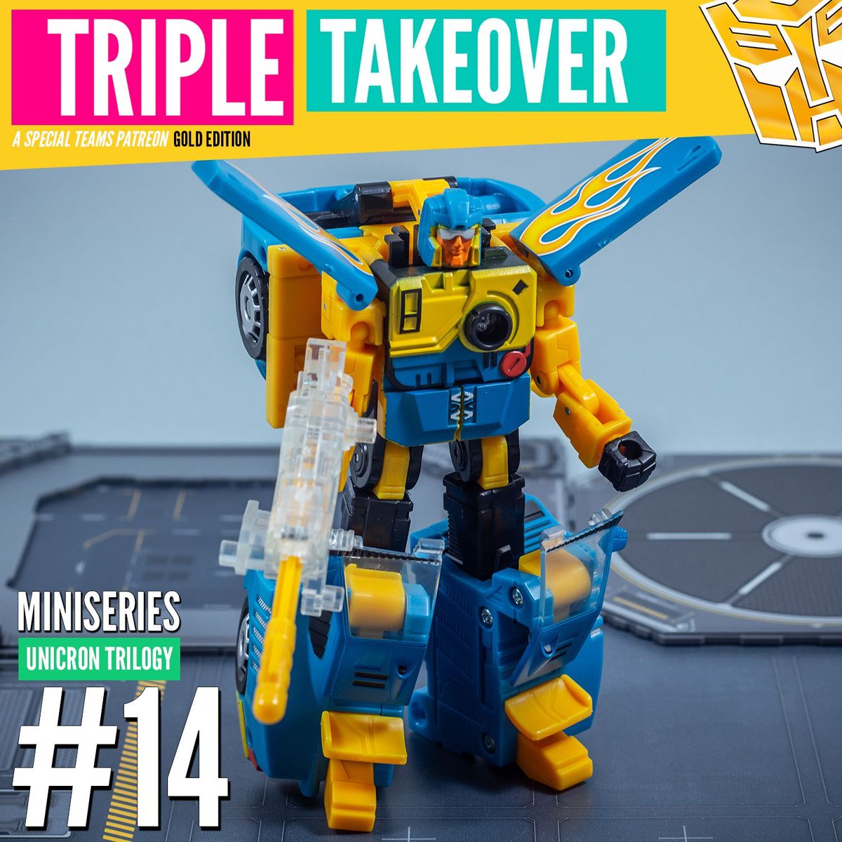 Triple_Takeover's tweet image. NEW MINISERIES! It's the return of the MAZ with another Patreon-exclusive Unicron Trilogy miniseries chat & today we're getting into it with Timelines TFCC Nightbeat from 2008! Repaints don't get much hotter than this.
Go have a listen now exclusively at patreon.com/TripleTakeover
